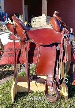 Signed 15 Clinton Anderson Saddle by Martin Saddlery