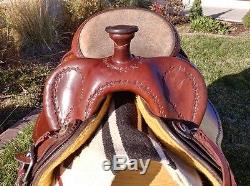 Signed 15 Clinton Anderson Saddle by Martin Saddlery
