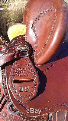 Signed 15 Clinton Anderson Saddle by Martin Saddlery