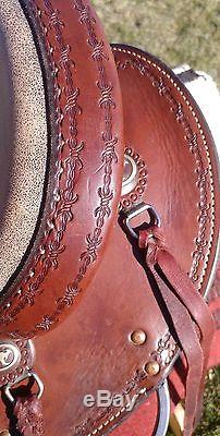 Signed 15 Clinton Anderson Saddle by Martin Saddlery