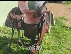 Silver Mesa Ranch Style Western Saddle