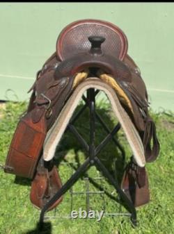 Silver Mesa Ranch Style Western Saddle