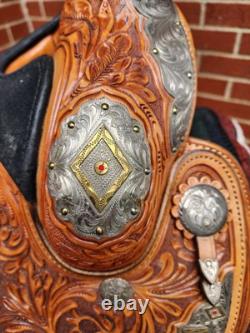 Silver Mesa Western Show Saddle