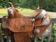 Silver Mesa Western Show Saddle 16 17 Fqhb Overlaid Silver Sterling
