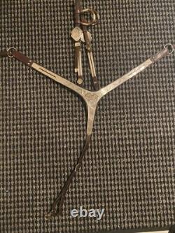 Silver Mesa Western Show saddle with headstall and breastcollar