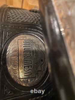Silver Mesa Western Show saddle with headstall and breastcollar