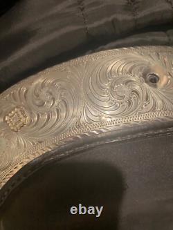 Silver Mesa Western Show saddle with headstall and breastcollar