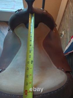 Silver Mesa Western Training Work Pleasure Show Roughout Saddle 16 FQHB Unicorn