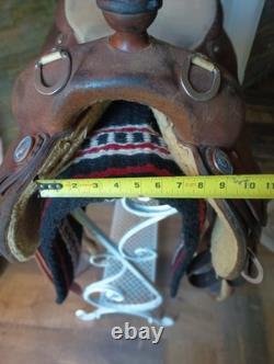 Silver Mesa Western Training Work Pleasure Show Roughout Saddle 16 FQHB Unicorn