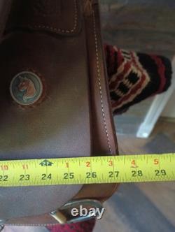 Silver Mesa Western Training Work Pleasure Show Roughout Saddle 16 FQHB Unicorn