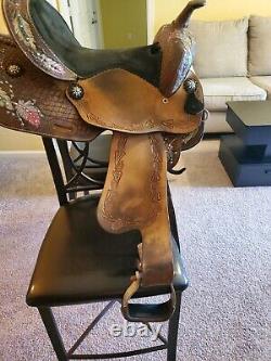 Silver Royal Delilah Barrel Saddle 15