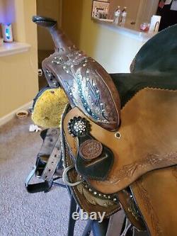 Silver Royal Delilah Barrel Saddle 15