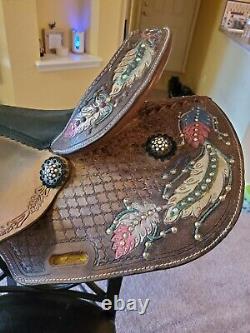 Silver Royal Delilah Barrel Saddle 15