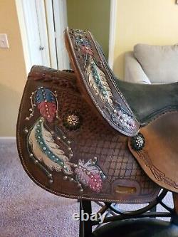 Silver Royal Delilah Barrel Saddle 15