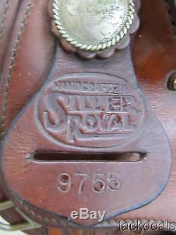 Silver Royal Pleasure Show Saddle Made by Circle Y Lightly Used 15