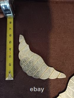 Silver Western Saddle Trim Corner Plates