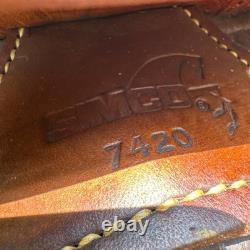 Simco 7420 Western Saddle 16 Seat Show Walnut Arabian Round Skirt USA Made