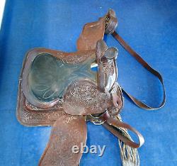 Simco Leather Western Trail Horse Saddle 15