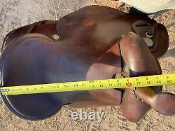 Simco Smooth Seat Western Saddle, 16 Seat