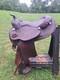 Simco Tooled And Silver Plated Arabian Western Pleasure Show Saddle 15 In Seat