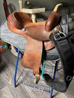 Simco Western Barrel Saddle 14.5 Seat, Good Condition, Ready to Ride