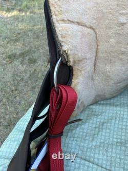 Simco Western Pleasure Trail Saddle 16 Inch Padded Seat Brown Leather #8695 USA