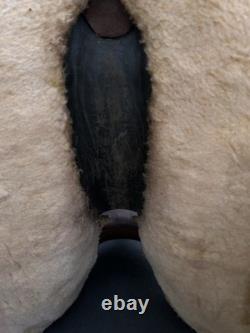 Simco Western Pleasure Trail Saddle 16 Inch Padded Seat Brown Leather #8695 USA