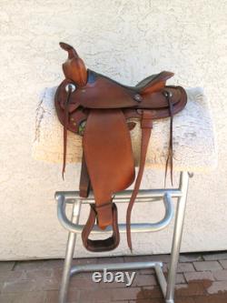 Simco Western Saddle 14.5 Seat 7 Gullet Cinch Rear Cinch Included