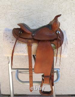 Simco Western Saddle 14.5 Seat 7 Gullet Cinch Rear Cinch Included