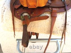 Simco Western Saddle 14.5 Seat 7 Gullet Cinch Rear Cinch Included