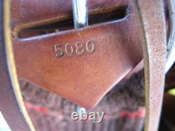 Simco Western Saddle 14.5 Seat 7 Gullet Cinch Rear Cinch Included