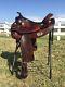 Simco Western Saddle 17.5 17 1/2 Seat Extra Wide Draft Horse Tree