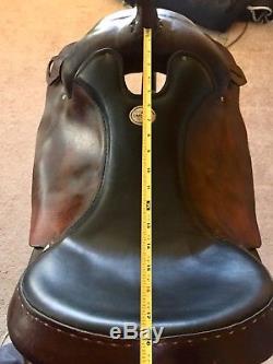 Simco Western Saddle 17.5 17 1/2 seat extra wide draft horse tree