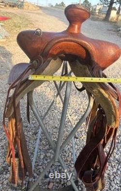 Simco Western Saddle #367 15 Seat Leather Trail / Ranch Saddle NICE