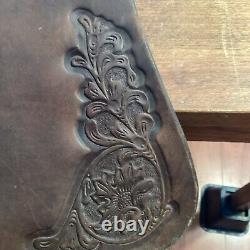 Simco Western Trail Saddle 17. Excellent Condition with Silver Accents