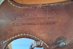 Simco Western saddle and stand