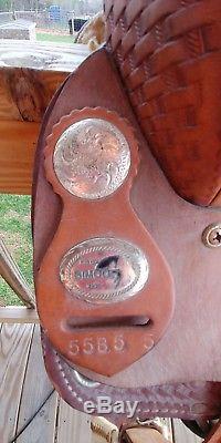 Simco barrel racing saddle 15