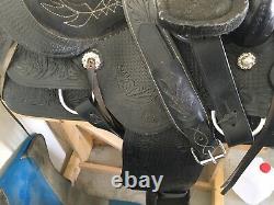 Size 18 Western Saddle, Opened But Never Used. Black Leather