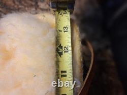 Small Kids' Horse Saddle, Leather And Lamb Fur