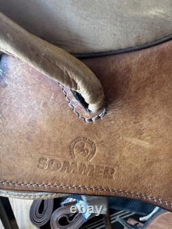 Sommer trekking saddle- adjustable- with western fenders and stirrups
