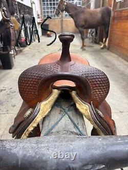 Sonny Cranson 16 Cutting Saddle Good Condition