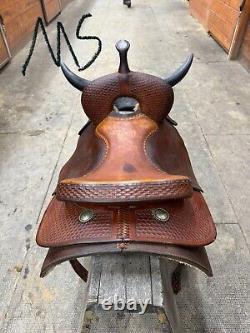 Sonny Cranson 16 Cutting Saddle Good Condition