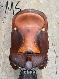 Sonny Cranson 16 Cutting Saddle Good Condition