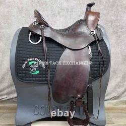 Steele Classic Trail Western Saddle, 16.5 Seat, Wide Tree (Read Description)