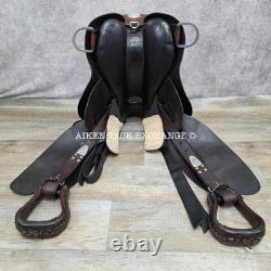 Steele Classic Trail Western Saddle, 16.5 Seat, Wide Tree (Read Description)