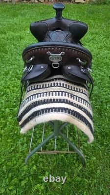 Steele Outlaw Trail Saddle Western very good used condition