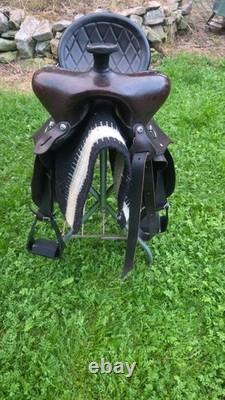 Steele Outlaw Trail Saddle Western very good used condition