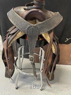 Sterling Silver Western Saddle