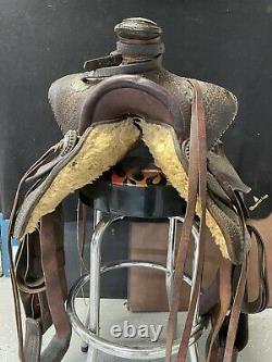 Sterling Silver Western Saddle