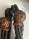 Stunning Vintage Set Braided Brown Rawhide Riata & Hobbles 70's Horse Saddle